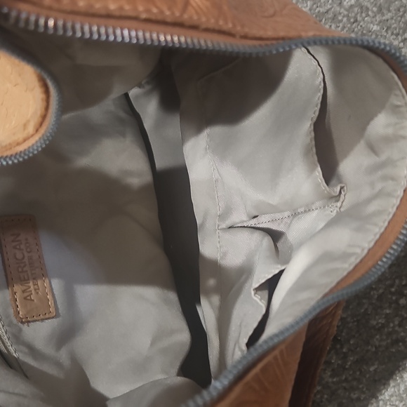 American leather company, western floral, satchel purse, shoulder length - Picture 6 of 10